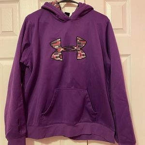 Purple Under Armour Hoodie